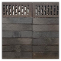 Special offer - 644rfkb – Cegła DF Czarny-antracytowy, czarna Engoba (z plamami węglowymi)