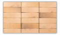 985elfek | Wytłaczna | Cegła NF Żółto-Piaskowa, Bielona (z plamami węglowymi)